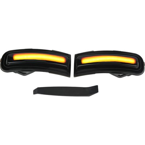 2 indicatori di direzione per specchietti laterali, impermeabili IP67, indicatori di direzione di ricambio ambra a luce continua per Jeep Renegade 2015-2022,