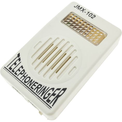 BeMatik - Sonnerie avec feu clignotant Signal lumineux pour téléphone fixe RJ11 95dB