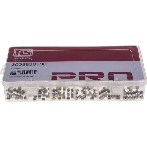 Jeu de fusibles F, T, RS PRO ( Prix pour 1 ) (1/4)