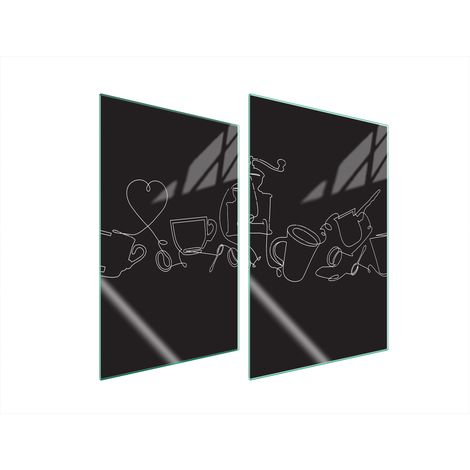 PLACA PROTECTORA DE VIDRIO PARA COCINA 2x35x52 NEGRO (1/5)