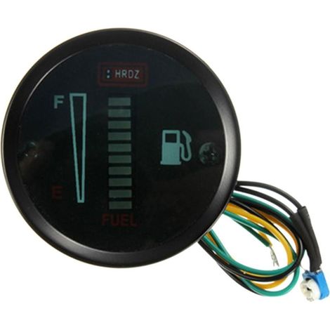 Jauge à carburant modifiée pour motos, 52 mm, 12 V, LED, pour l'installation, l'entretien et l'utilisation pratique.-AquaForge (1/5)
