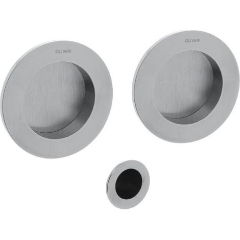Poignée de porte coulissante Dante chrome mat - D134CO (1/2)
