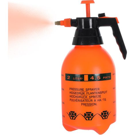 2L Pression Jardin Pulvérisateur, Pulvérisateur À Pression De Jardin, Flacon Pulvérisateur À Pompe, Bouteille D'arrosage À Pompage Ergonomique avec Usages Multiples, Pulvérisateur Manuel (1/5)