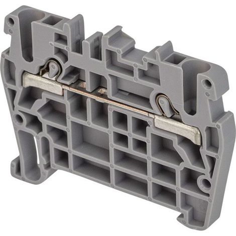 Borne de jonction à ressort 4mm² - pas 6mm - grise - type PushFit - IMO (1/2)