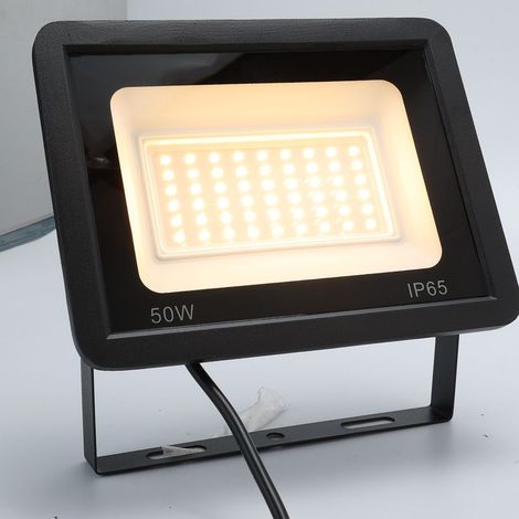 Projecteur LED Extérieur IP65 Imperméable 50W 4750Lm 3000K Lumière Chaude (1/5)