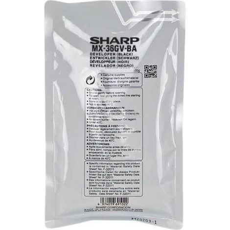 Sharp MX-36GVBA revelador para impresora 60000 páginas