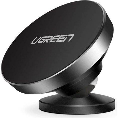 Support magnétique de téléphone de voiture en aluminium avec rotation à 360° (1/4)