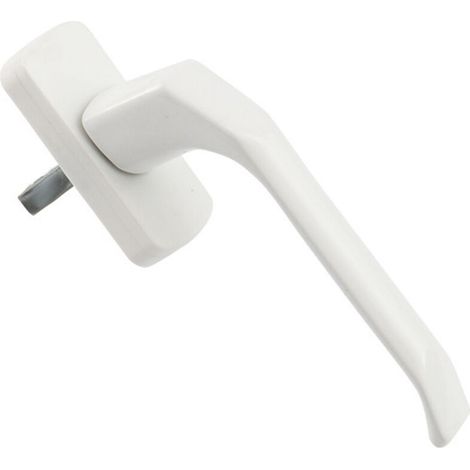 Poignée de fenêtre-Poignée de fenêtre en acier et plastique Poignée en alliage d'aluminium-Accessoires de quincaillerie pour portes et fenêtres à battants intérieurs