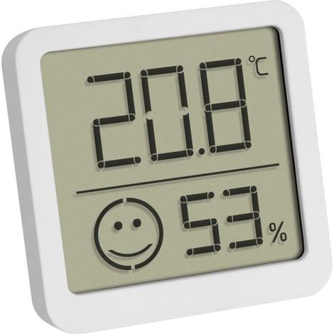 TFA Dostmann Solo Thermo-/Hygrometer Weiß 30.5053.02 (1/3)