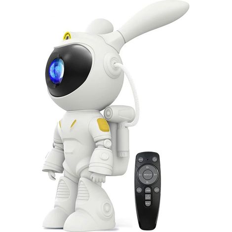 Sternenprojektor im Astronauten Design Weltraumhasen Motiv Sternenhimmel Projektor LED Nachtlicht Kinderzimmer Weihnachtsgeschenk (1/5)