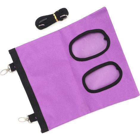 Sac à foin suspendu pour lapins, cochons d'Inde et autres petits animaux - Violet (1/5)