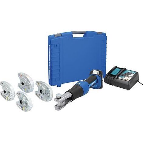 Uponor – Pince à sertir sans fil Mini2 – Mâchoires KSP0 pour tubes ø 16-32 mm – Force de pressage 15 kN – 150 sertissages par charge