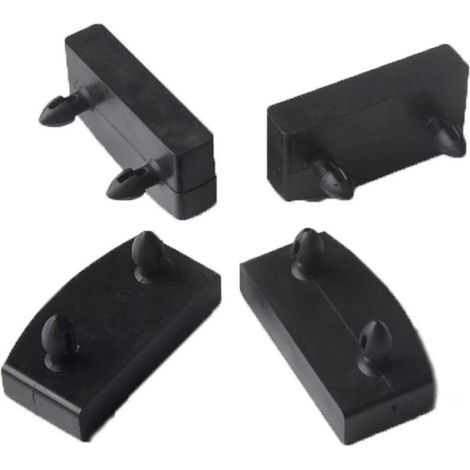 Embouts de fixation en plastique pour sommier à lattes en bois - Lot de 20 (1/4)