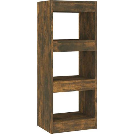 Maison Exclusive - Bücherregal/Raumteiler Räuchereiche 40x30x103 (1/5)