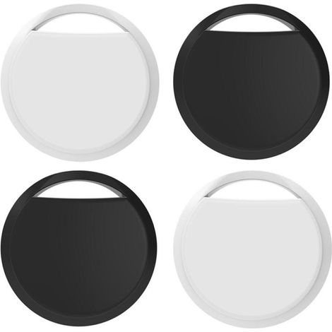 Localizador Bluetooth para equipaje, llaves y carteras, compatible con Google Find My (solo Android), 2 unidades blancas y 2 negras. (1/5)