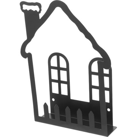 Porte-clés mural forme maison, organiseur clés/journaux, rangement pratique entrée/bureau (1/3)
