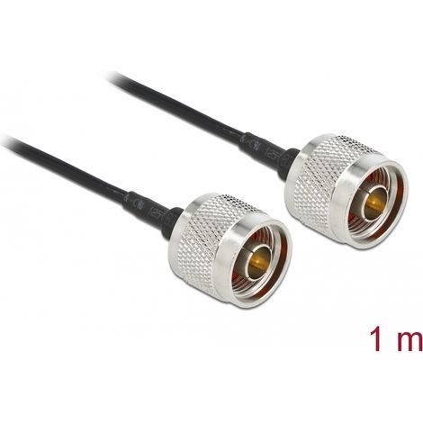 Delock Cable de antena de macho N a macho N LMR/CFD100 1 m low loss