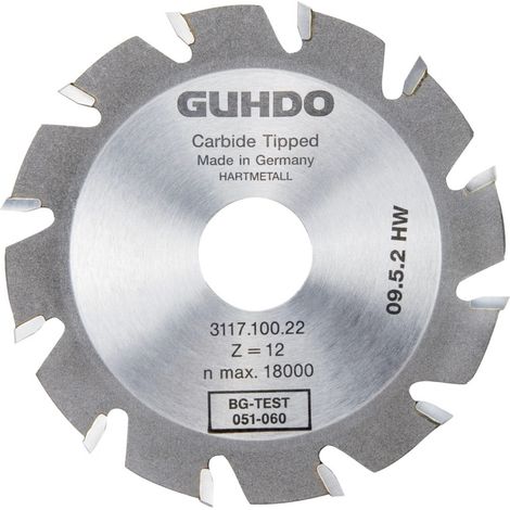 GUHDO LAMELLEN-Nutfraeser HW 100X4,0X22 mm Z6 (1/2)