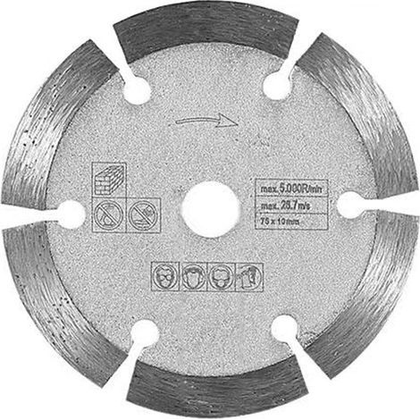 Blade de coupe Dolomite 3 pouces 75 1,2 10 mm d'angle de roue de roue Grinder Saw Blade pour carreaux en céramique en béton en béton (1/5)