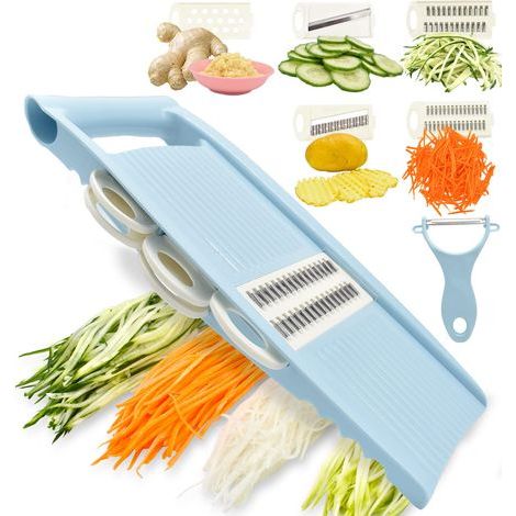5-in-1 Mandoline Slicer, Vegetable Slicer, Multi-Blade Chip Maker for the Kitchen (1/5)