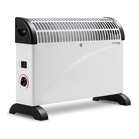 TROTEC Convector TCH 20 E, 2000 W, 3 Niveles de Calefacción, Termostato Regulable, Anti Sobrecalentamiento, Control Antihielo, Portátil, para Habitaciones de hasta 24 m²/60 m³ (1/6)