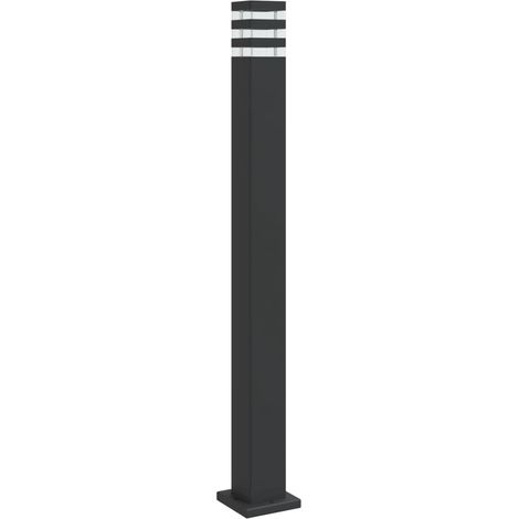 Lampadaire,Lampe sur pied d'extérieur noir 110 cm aluminium CFW132274 (1/5)