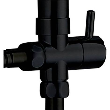 DEVIATORE COLONNA DOCCIA LX-4001 NERO OP GROENLANDIA