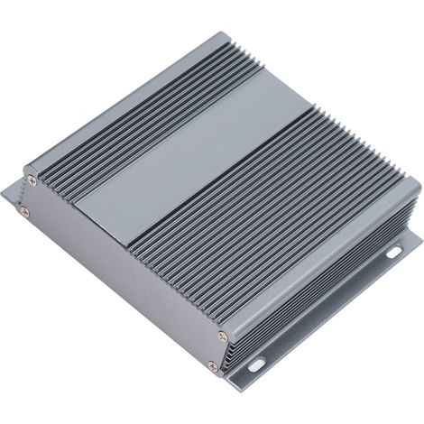 Boîtier étanche en alliage d'aluminium 6063-T5, coffret intégré 31x143x30mm gris mat, pour électronique et DIY, avec 2 plaques et 8 vis (1/5)