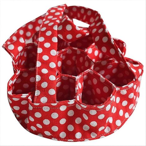 Panier à œufs frais, 9 sachets avec poignée, sac porte-œufs portable (1/5)