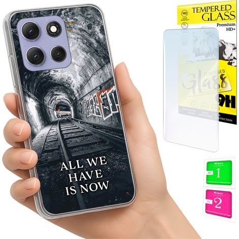 Funda para Motorola Moto G86 Power, carcasa trasera con foto y cristal 9H. (1/5)