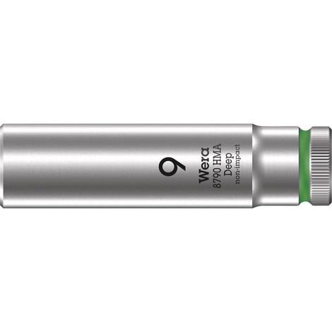 Wera 05004506001 Chiave a Bussola 1/4", Verde, 9.0 mm (1/4)