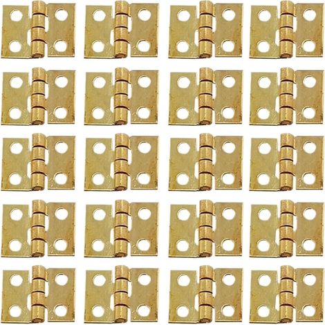 Charnière de porte pliante, 20 pièces 10x8mm (1/5)