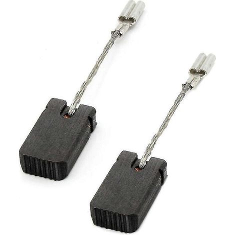 2 balais de charbon pour outils électroportatifs Bosch GWS 1000, 1100, 1400, 10, 11, 14, 15-125, dimensions de la pièce détachée : 5 x 10 x 17 mm (1/3)