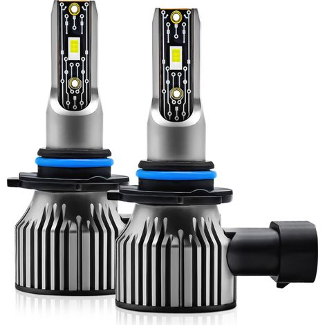 Bombillas LED impermeables para faros delanteros de coche 9006/HB4 IP68, 6500K, 120W, 12000LM, paquete de 2 (1/5)