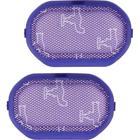 Filtre pour Dyson DC30/DC31/DC34/DC35/DC44/DC45 Digital Slim, remplacement de pré-filtre lavable DC56 compatible avec les aspirateurs Dyson, remplace la pièce de pré-filtre - lot de 2 (1/3)