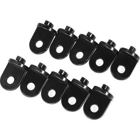 Lot de 10 crochets de suspension en plastique pour serre, avec clips de fixation. Accessoires et outils de suspension pour serre. (1/5)