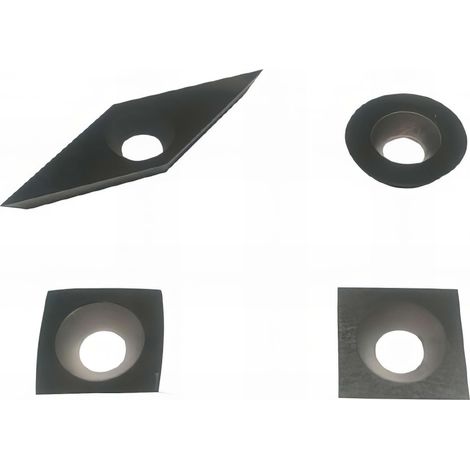 4 Plaquettes carbure pour gouge DMS-HM4