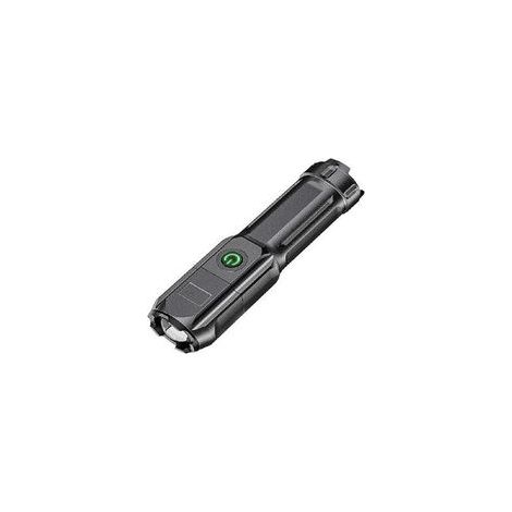 Leistungsstarke T6-LED-Taschenlampe aus Aluminiumlegierung, Mini-Taschenlampe, wasserdicht, leistungsstark und tragbar für den Outdoor-Einsatz (1 Stück) - Crezuo