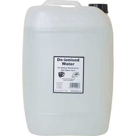 Tuw De-ionised Water 25 Litres Jerry Can for Car Batteries and Steam Irons (1/2)