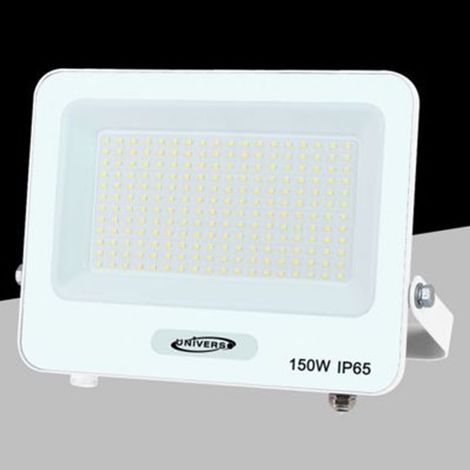 TrAdE Shop Traesio - Faro Proiettore Smd Led Floodlight 150 W Slim Ip65 Luce 3000k 4000k 6500k Ek05-150w - Bianco-Bianco Caldo      - (1/3)