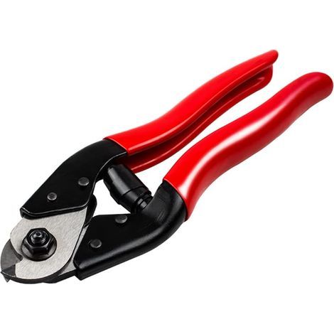 Pince Coupe Câble Acier pour Électriciens, Pince Coupante Coupe Fil de Câble, Acier Coupe Fil à Cliquet Pince, Outils à Main Pince Coupante, pour (1/4)