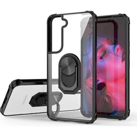 CUSTODIA NERA TRASPARENTE PER SAMSUNG GALAXY S22 (1/5)