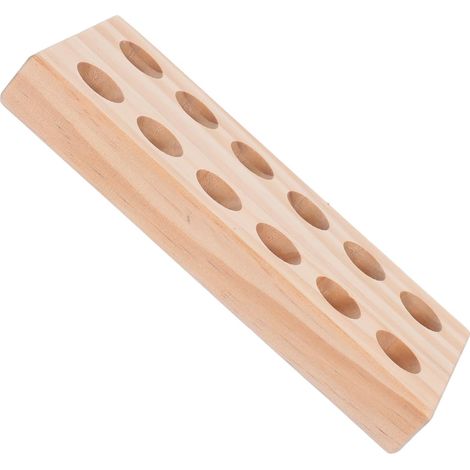 Organizzatore portautensili in legno per pinze, scaffale portaoggetti color kaki (1/5)