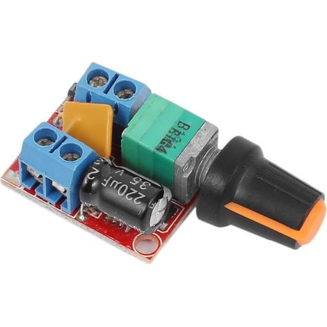 Contrôleur Stepless de la Carte 3V-35V 5A PWM de Commande de Vitesse de Moteur à Courant continu CC 3 V 6 V 12 V 24 V 35 V Régulateur De Tension Variable Régulateur De Regulateur (1/5)