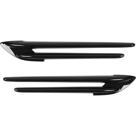 2 pièces Décorations d'évents de passage de roue latérales Remplacement pour Subaru BRZ 2017-2020 Noir laqué (1/5)