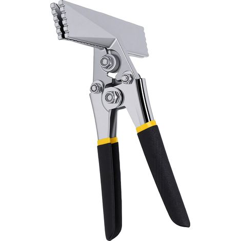 Pince plieuse de tôle bordeur à main outil de cintrage pour gaines HVAC, cadre de porte largeur de mâchoire 150mm (1/5)