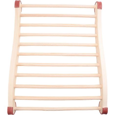 Dossier de sauna, dossier de sauna en bois, dossier ergonomique en forme de S (1/5)
