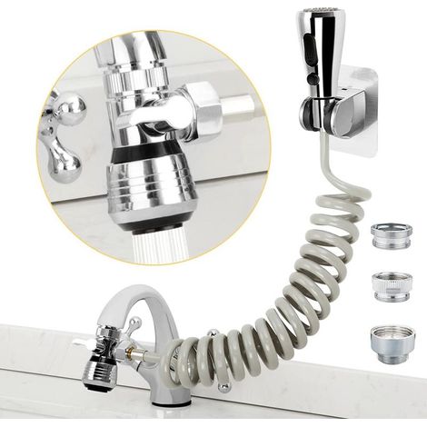 Ausziehbare Handbrause für Waschbecken, 1 Stück, Badezimmer (1/5)