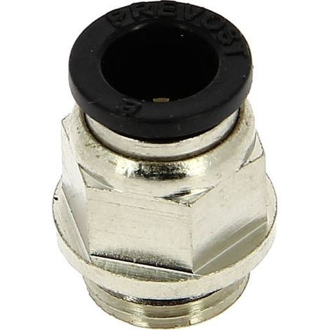 Raccord pneumatique instantané Ø8 fileté mâle 1/4" (8x13)