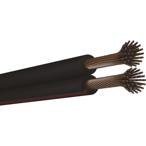 Emos non schermati zweidr athle itung 2 x 1,5 mm, 100 pezzi, nero/rosso, S8293 (1/5)